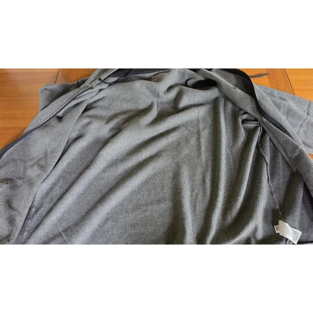 Reebok Men's Grey Hooded Jacket Size 3XL